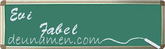 Evi Fabel Visitenkarte